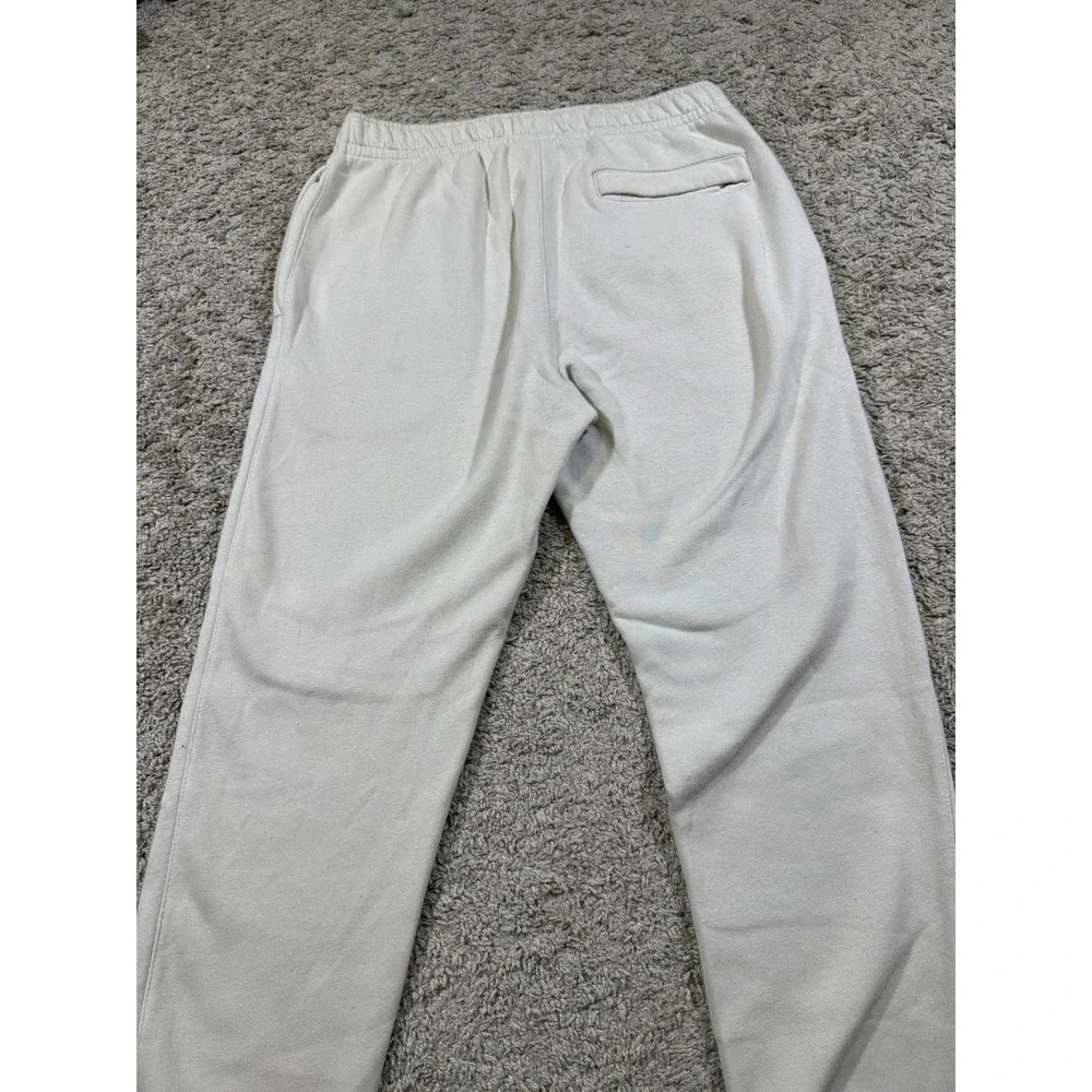 Nike Sportswear Club‎ Fleece Joggers Cream Sweatpants Athleisure Loungewear S